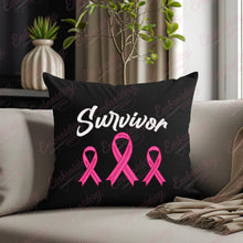Survivor Strong Pink Ribbon Embroidery Design