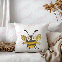 Funny Bee Embroidery Design