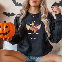 Halloween Witch Unicorn Face Machine Embroidery Design