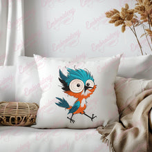 Cartoon Colorful Bird Embroidery Design
