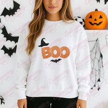 Halloween Boo Bat Embroidery Design