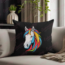 Colorful Horse Head Embroidery Design