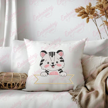 Cute Little Tiger Cub Embroidery Design