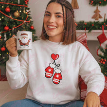 Christmas Santa Claus Hand Gloves Embroidery Design