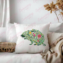 Beautiful Floral Gopher Embroidery Design