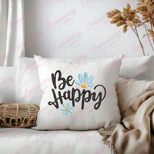 Be Happy Machine Embroidery Design