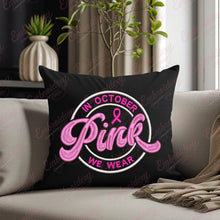 Pink October Breast Cancer Embroidery Design