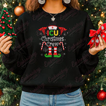 ICU Christmas Crew Nurse Elf Embroidery Design