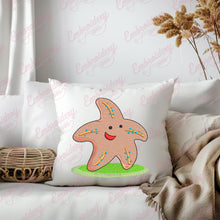 Cute Cartoon Starfish Embroidery Design