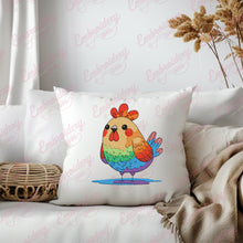 Cute Cartoon Chicken Machine Embroidery Design