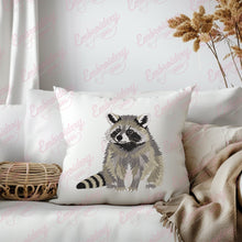 Cute Raccoon Embroidery Design