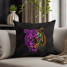 Colorful Tiger Head Design for Embroidery Machines