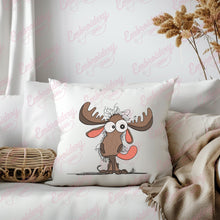 Funny Moose Embroidery Design