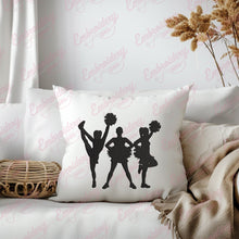 Cheerleader Embroidery Design