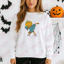 Halloween Scarecrow Doing the Dab Embroidery Design