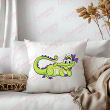 Alligator Girl Embroidery Design