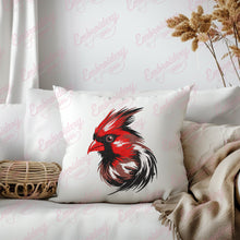 Red Cardinal Bird Embroidery Design Nature Inspired Stitch Art