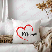 Mama Heart Embroidery Design