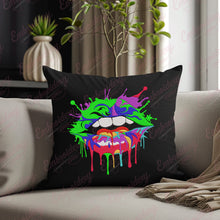 Colorful Lip Embroidery Design