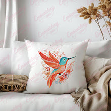 Flying Humming Bird Embroidery Design