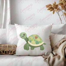Happy Tortoise Machine Embroidery Design