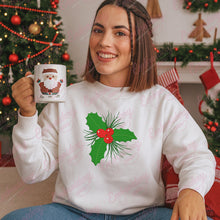 Festive Berries Christmas Embroidery Design