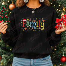 Christmas Family Joy Embroidery Design