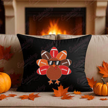 Thanksgiving Turkey Football Machine Embroidery Design