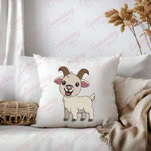 Cute Goat Embroidery Design