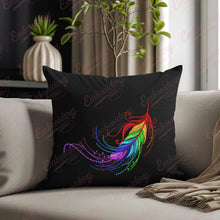 Colorful Feather Modern Art Embroidery Design