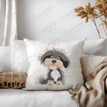 Shih Tzu Dog Embroidery Design