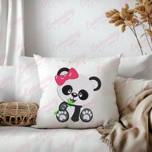 Cute Baby Panda Embroidery Design