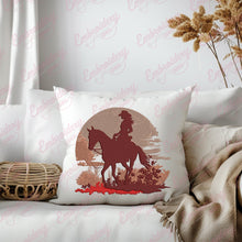 Cowgirl Embroidery Design