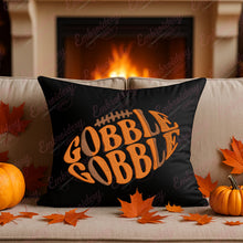 Thanksgiving Football Gobble Embroidery Design