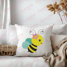 Sweet Honey Bee Embroidery Design