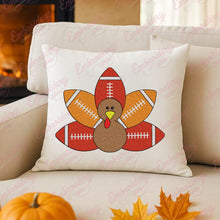 Thanksgiving American Football Turkey Embroidery Design