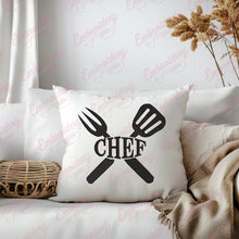 Chef Machine Embroidery Design