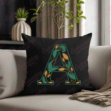 Floral Alphabet Letter A Embroidery Design