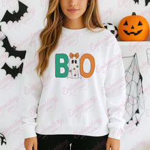 Boo Cute Halloween Word Embroidery Design