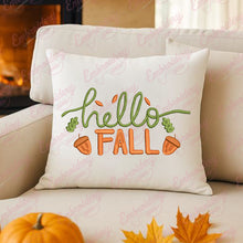 Hello Fall Machine Embroidery Design