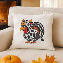 Turkey Moo Funny Thanksgiving Embroidery Design