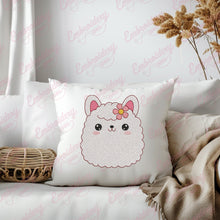 Cute Llama Squishmallow Embroidery Design
