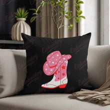 Pink Star Cowgirl Boots Embroidery Design