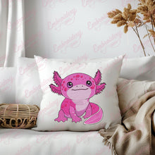 Cute Axolotl Embroidery Design