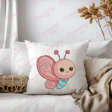 Cute Butterfly Applique Machine Embroidery Design