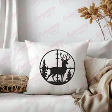 Deer Hunting Embroidery Design