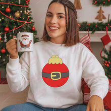 Santa's Belly Bauble Christmas Embroidery Design