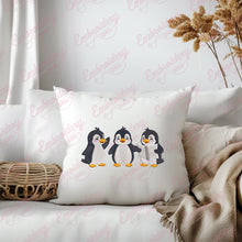Cute Penguin Squad Machine Embroidery Design
