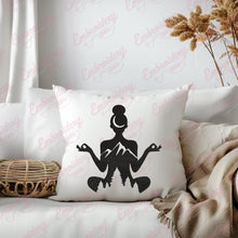 Lotus Yoga Embroidery Design