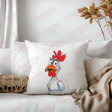 Angry Rooster Embroidery Design